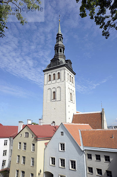 Nikolaikirche  Kirche St. Nicolai  Altstadt  Hauptstadt Tallin  Tallinn  Estland  Baltikum  Nordeuropa