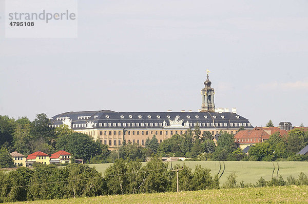 Jagdschloss Hubertusburg in Wermsdorf  Landkreis Nordsachsen  Sachsen  Deutschland  Europa