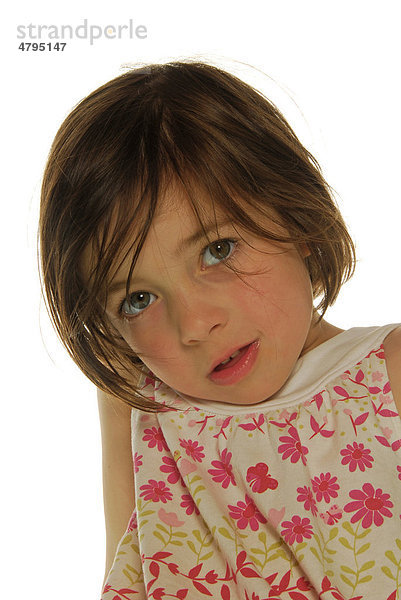 Vierjähriges Mädchen  Portrait