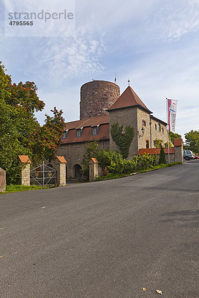 Schloss Saaleck bei Hammelburg  Unterfranken  Bayern  Deutschland  Europa