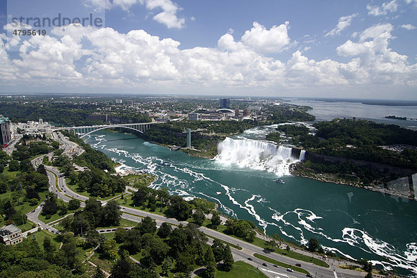 American Fall  Niagara Fluss  Niagara Falls  Ontario  Kanada