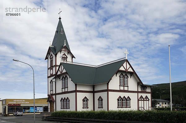 Kirche von H_savÌk  Island  Europa