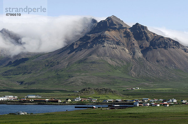 Landschaft bei Bakkager_i  Bakkagerdi  Osten Island  Europa