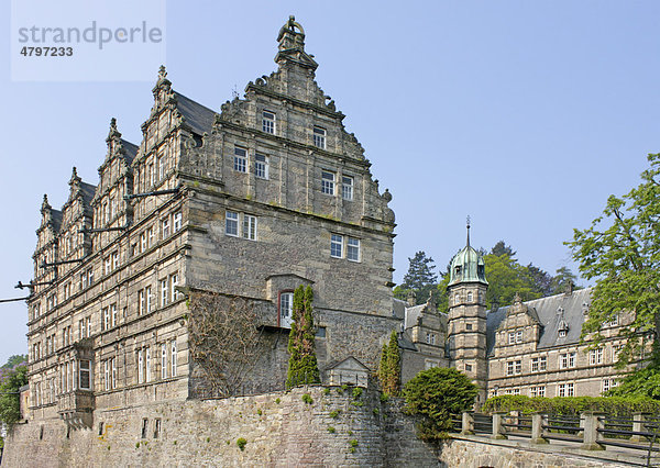 Schloss Hämelschenburg bei Hameln  Weserbergland  Niedersachsen  Deutschland  Europa