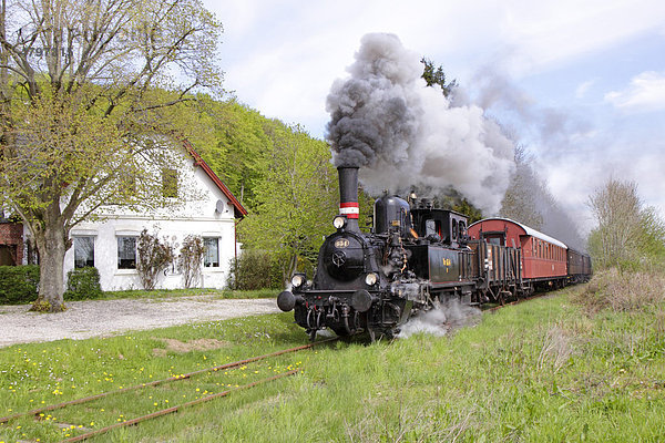 Dampflokomotive  Schlei  Schleswig-Holstein  Deutschland  Europa