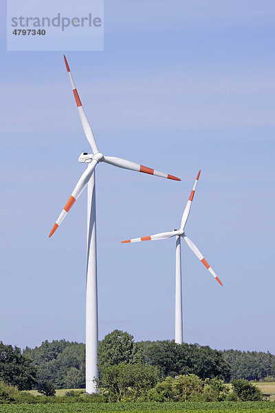 Windkraftwerke  Sülbeck  Niedersachsen  Deutschland  Europa