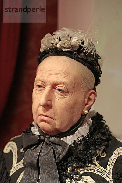 Königinmutter als Wachsfigur bei Madame Tussauds  London  England  Großbritannien  Europa