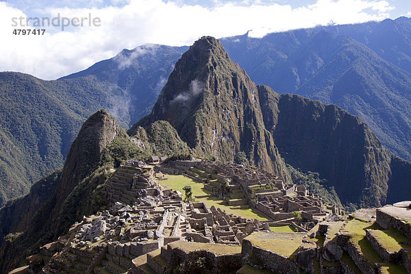 Machu Picchu  Peru  Südamerika