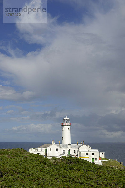 Leuchtturm von Fanad Head  County Donegal  Republik Irland  Europa