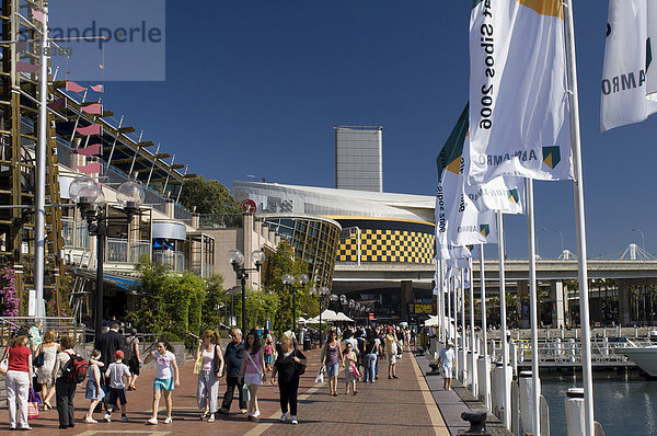 Stadtteil Darling Harbour  Sydney  New South Wales  Australien