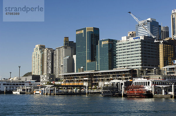 Stadtteil Darling Harbour  Sydney  New South Wales  Australien