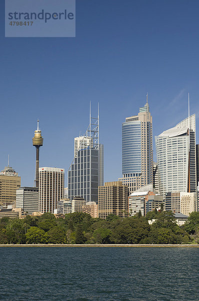 Moderne Hochhäuser  Sydney  Bundesstaat New South Wales  Australien