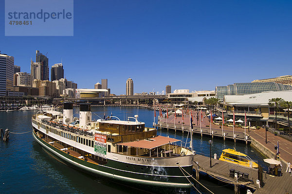 Stadtteil Darling Harbour  Sydney  Bundesstaat New South Wales  Australien