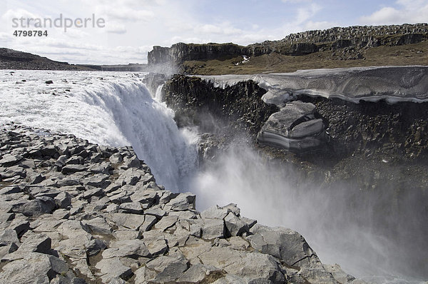 Dettifoss Wasserfall  Island  Europa