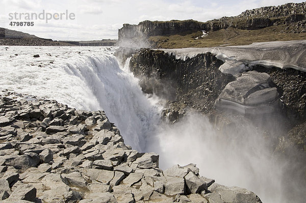 Dettifoss Wasserfall  Island  Europa