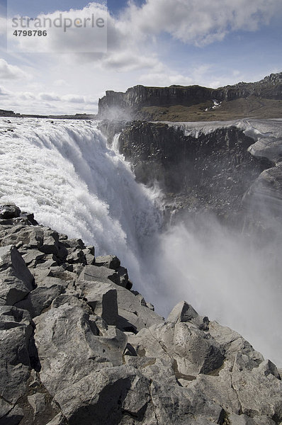 Dettifoss Wasserfall  Island  Europa