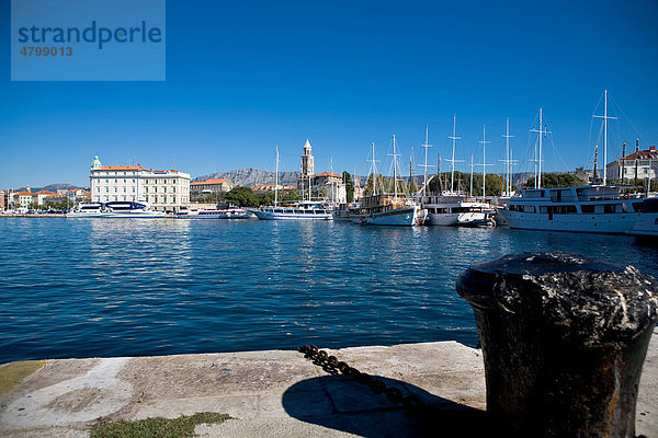 Hafen von Split  Kroatien  Europa