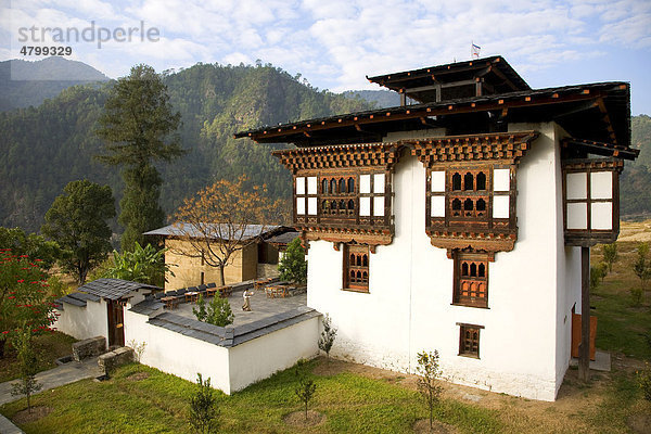 Amankora Hotel  Punakha  Bhutan  Königreich Bhutan  Südasien