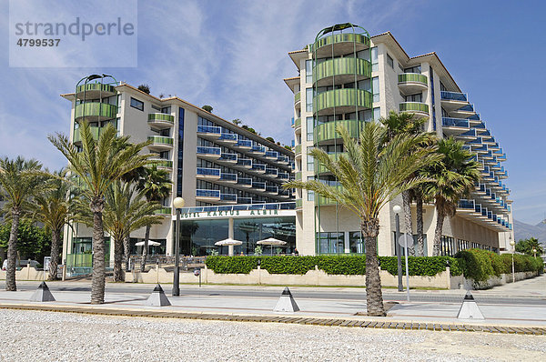Hotel Kaktus  Uferpromenade  Strandpromenade  Albir  Altea  Costa Blanca  Provinz Alicante  Spanien  Europa