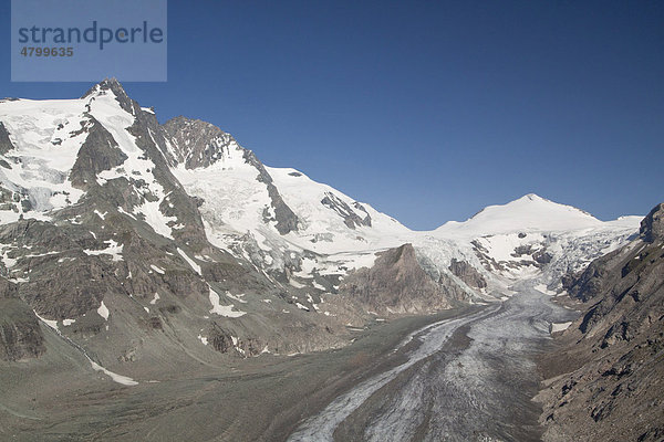 Großglockner  Pasterze  Nationalpark Hohe Tauern  Österreich  Europa