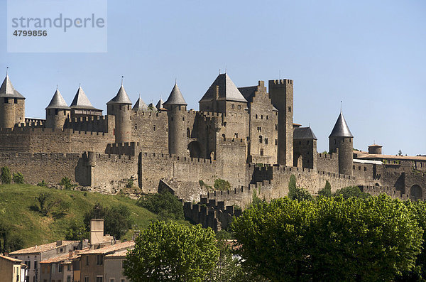 Chateau Comtal  Carcassonne  Frankreich  Europa