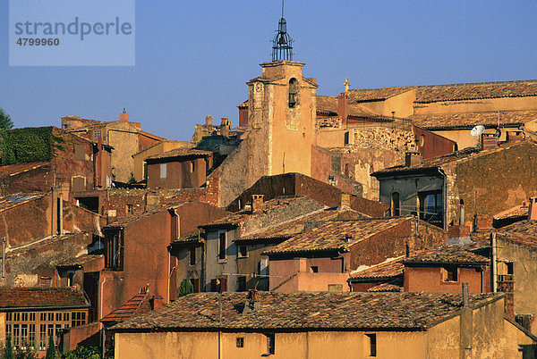 Roussillon  Ortschaft  Luberon  Vaucluse  Frankreich  Europa
