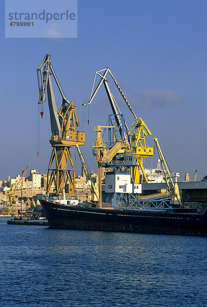 Industriehafen  La Valetta  Malta  Europa
