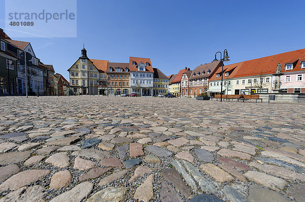 Stadtplatz  Schleusingen  Thüringen  Deutschland  Europa