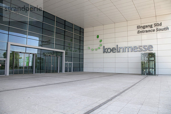 Messehalle  Eingang Süd  Koelnmesse  Köln  Nordrhein-Westfalen  Deutschland  Europa