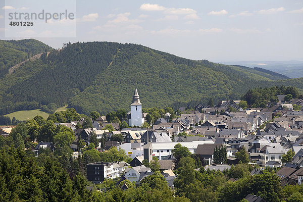 Ortsansicht  Winterberg  Sauerland  Nordrhein-Westfalen  Deutschland  Europa