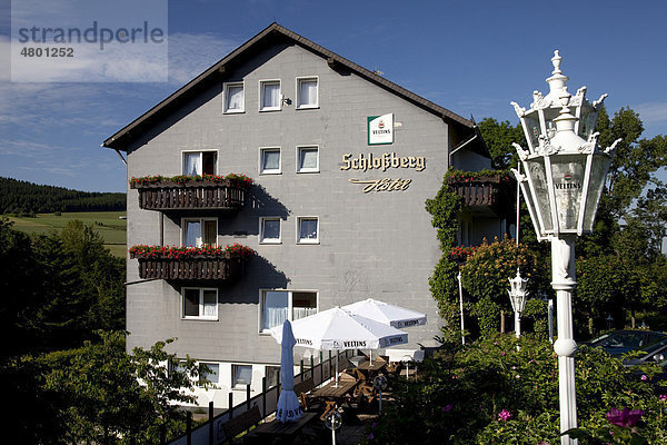 Schloßberg Hotel  Küstelberg  Medebach  Sauerland  Nordrhein-Westfalen  Deutschland  Europa