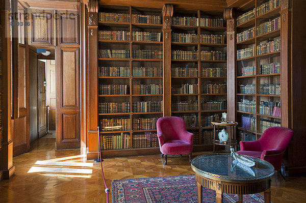 Helikon Bibliothek  Lesezimmer  Schloss Kesztehely  Ungarn  Europa