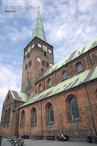 Domkirche  _rhus  Jütland  Dänemark  Europa