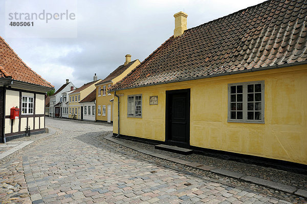 Hans Christian Andersen Geburtshaus und Museum  Altstadt  Odense  Insel Fünen  Region Syddanmark  Dänemark  Europa