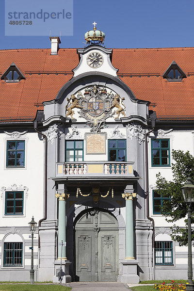 Ostportal  Fürstbischöfliche Residenz  Fronhof  Augsburg  Schwaben  Bayern  Deutschland  Europa