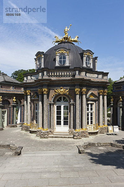 Neues Schloss und Orangerie  Eremitage in Bayreuth  Oberfranken  Franken  Bayern  Deutschland  Europa