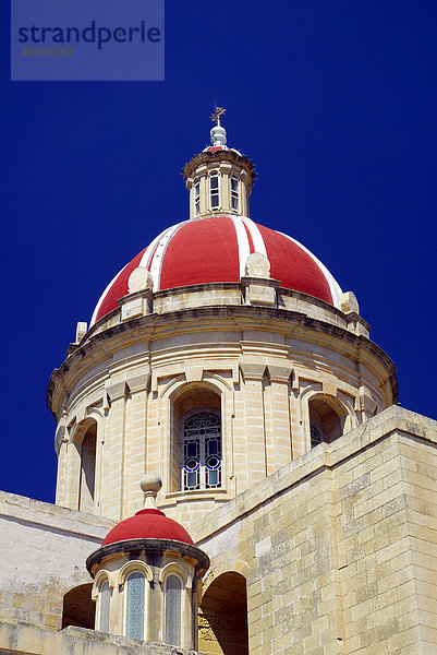 Kirche in Ghasri  Insel Gozo  Malta  Mittelmeer  Europa