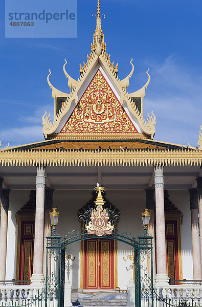 Silberpagode  Königspalast  Phnom Penh  Kambodscha  Indochina  Südostasien  Asien