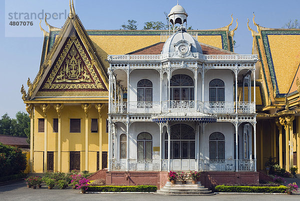 Pavillon Napoleons III. im Königspalast  Phnom Penh  Kambodscha  Indochina  Südostasien  Asien
