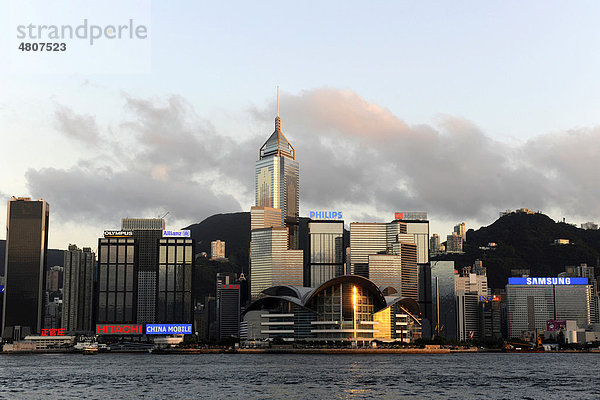 Skyline  Hongkong  China  Asien