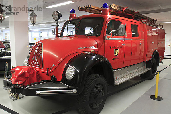 Magirus-Deutz Feuerwehrauto  Autosammlung Steim  Schramberg  Schwarzwald  Deutschland  Europa