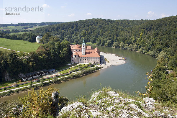 Kloster Weltenburg an der Donau bei Kelheim  Bayern  Deutschland  Europa