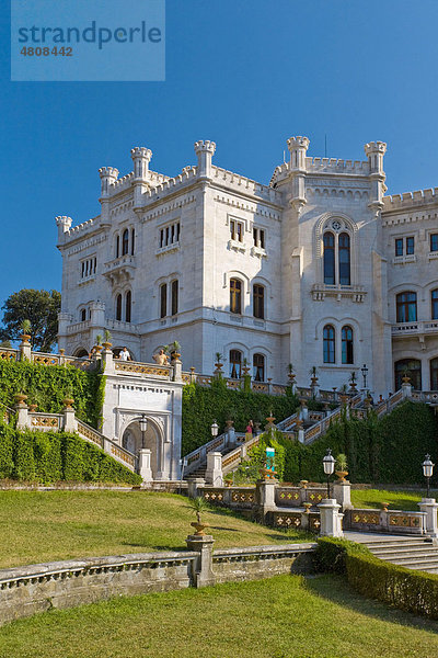 Schloss Miramare  Triest  Italien  Europa