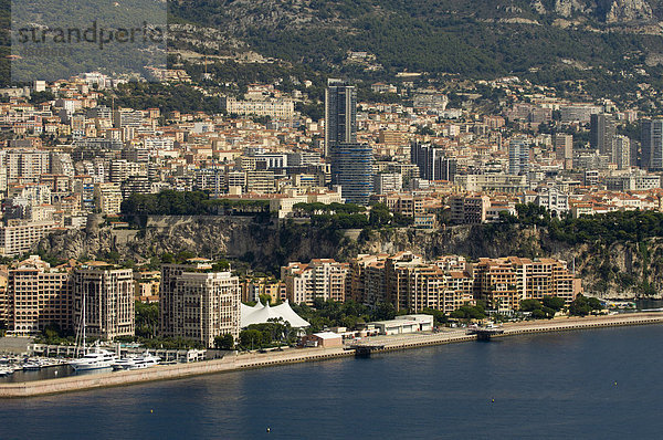 Luftaufnahme  Monaco  Cote d'Azur  Europa