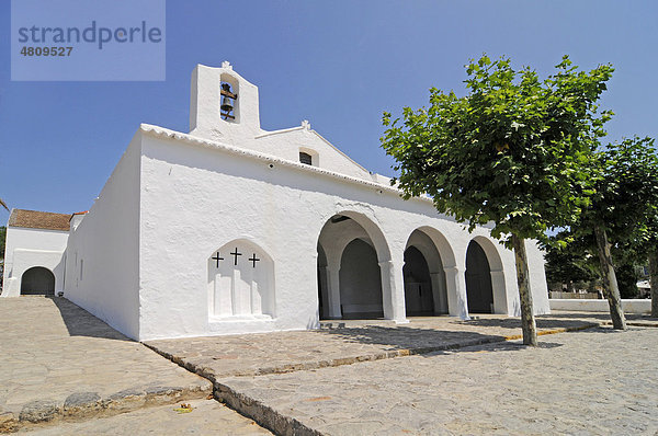 Kirche  Sant Carles de Peralta  San Carlos  Ibiza  Pityusen  Balearen  Insel  Spanien  Europa