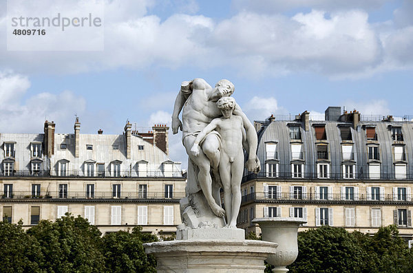 Jardin des Tuileries Schlossgarten  Paris  Frankreich  Europa