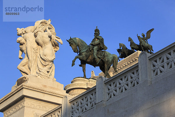 Monument Vittorio Emanuele II.  Rom  Italien  Europa