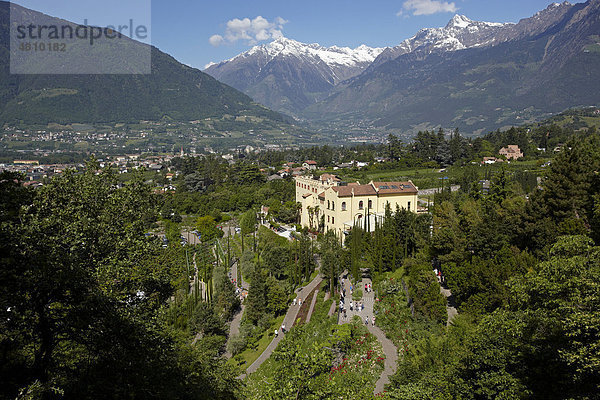 Schloss Trauttmannsdorff  Meran  Südtirol  Italien  Europa