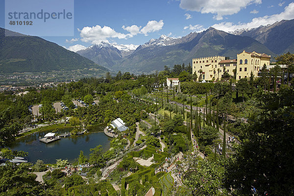 Schloss Trauttmannsdorff  Meran  Südtirol  Italien  Europa