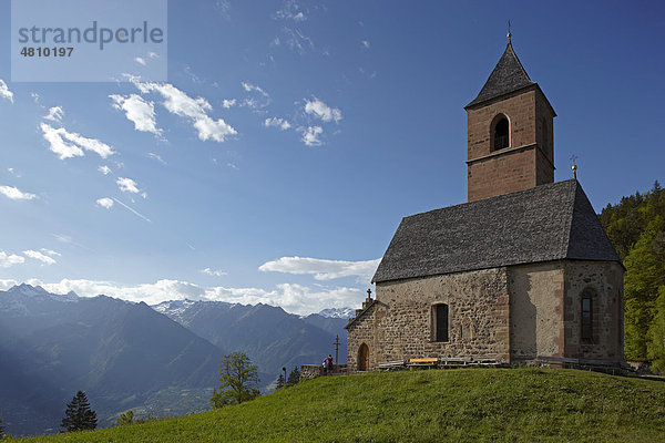 St. Kathrein Kirche  Hafling  Meran  Südtirol  Italien  Europa